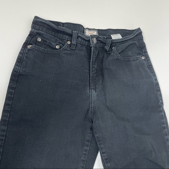 Levi’s Perfectly Slimming Straight 512 Bootcut Black Jeans Size 4 - Picture 3 of 8